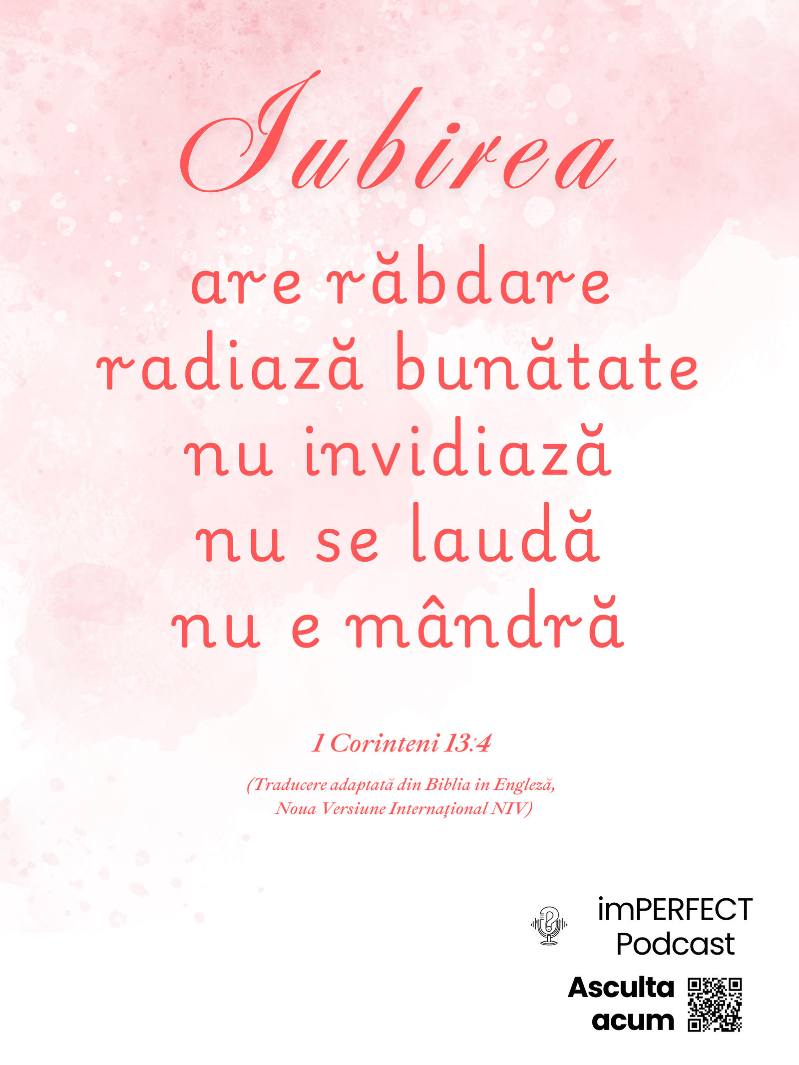1 cor 13 4 iubirea are răbdare